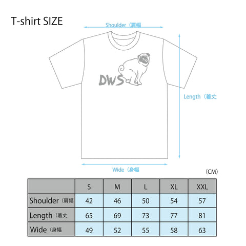 DECADEWORKS  / HUNGRY DWS-S/S TEE [WHITE]