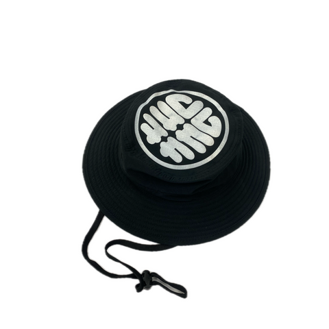 髭髭倶楽部 / LOGO HAT [Black x White]