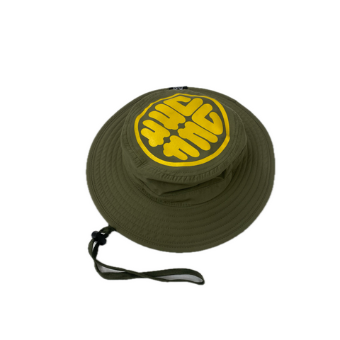 髭髭倶楽部 / LOGO HAT [Olive x Yellow]