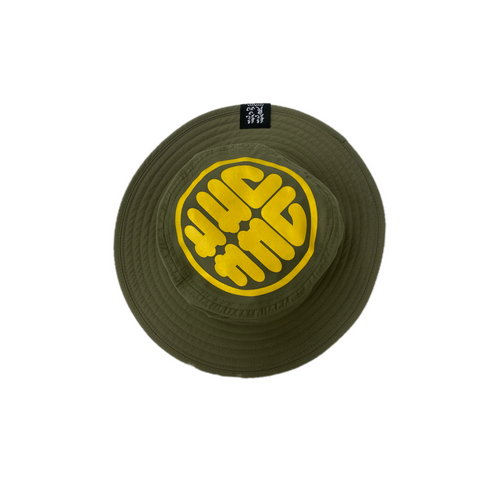 髭髭倶楽部 / LOGO HAT [Olive x Yellow]