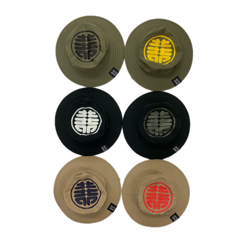 髭髭倶楽部 / LOGO HAT [Olive x Black]