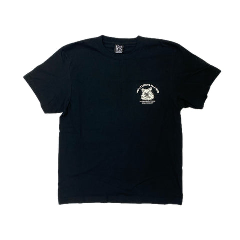 髭髭倶楽部 / Lets keep clean TEE [Black]