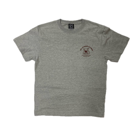 髭髭倶楽部 / Lets keep clean TEE [Mix Gray]
