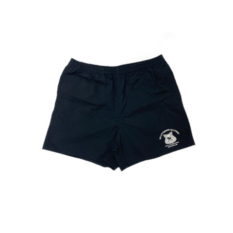 髭髭倶楽部 / Lets Keep Clean NYLON SHORTS [Black]